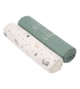 LÄSSIG SWADDLE HEAV. SOFT 120X120 GARD. EXPLO. BOYS - ZAVINOVACÍ PLENY / OSUŠKY VELKÉ - PŘEBALOVÁNÍ