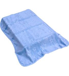 SCARLETT ŠPANĚLSKÁ DEKA 6627 MODRÁ 110X140CM - DĚTSKÉ DEKY PRO MIMINKA - SPINKÁNÍ