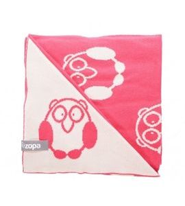 ZOPA DĚTSKÁ DEKA (100X80) LITTLE OWL - DĚTSKÉ DEKY PRO MIMINKA - SPINKÁNÍ