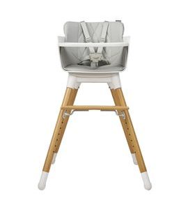 BABABING UNA WHITE / GREY - JÍDELNÍ ŽIDLIČKY DŘEVĚNÉ - KRMENÍ