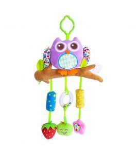BO JUNGLE ZÁVĚSNÁ HRAČKA B-HANG ON OWL - HRAČKY K ZAVĚŠENÍ - PRO DĚTI