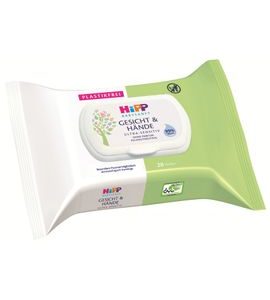HIPP BABYSANFT ČISTÍCÍ VLHČENÉ UBROUSKY OBLIČEJ&RUCE + VÍČKO 20 KS - VLHČENÉ UBROUSKY - PŘEBALOVÁNÍ