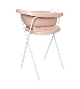 BEBE JOU KOVOVÝ STOJAN CLICK NA VANIČKU 98 CM PALE PINK - STOJÁNKY NA VANIČKY - KOUPÁNÍ A ZDRAVÍ