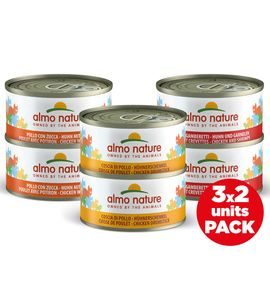 ALMO NATURE HFC CATS - MULTIPACK S KUŘETEM 6X70G - KONZERVY PRO KOČKY - CHOVATELSKÉ POTŘEBY MALVÍKZOO