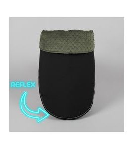 NÁNOŽNÍK ČERNÝ + KHAKI REFLEX - NÁNOŽNÍKY - KOČÁRKY A PŘÍSLUŠENSTVÍ