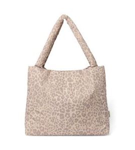 STUDIO NOOS PUFFY MOM BAG PŘEBALOVACÍ TAŠKA CREAM LEOPARD - PŘEBALOVACÍ TAŠKY - KOČÁRKY A PŘÍSLUŠENSTVÍ