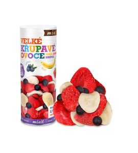 VELKÉ KŘUPAVÉ OVOCE - BANÁN, JAHODA, BORŮVKA - SLADKÉ ZOBÁNÍ - PRO MAMINKY