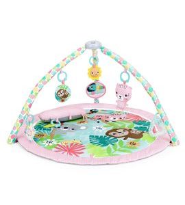 BRIGHT STARTS DEKA NA HRANÍ PRO ROZVOJ MOTORIKY A SMYSLŮ POP 'N WIGGLE ROSY RAINFOREST™, 0M+ - HRACÍ DEKY - PRO DĚTI