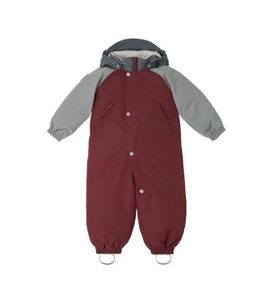 LEOKID ZIMNÍ KOMBINÉZA COLOR BLOCK REDWOOD VEL. 18 - 24 MĚSÍCŮ (VEL. 86) - ZIMNÍ KOMBINÉZY - PRO DĚTI