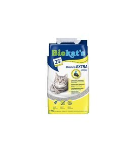 PODESTÝLKA BIOKAT´S BIANCO EXTRA 5 KG 342511 - HRUDKUJÍCÍ STELIVO PRO KOČKY - CHOVATELSKÉ POTŘEBY MALVÍKZOO