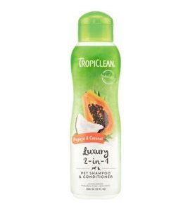 TROPICLEAN ŠAMPON LUXURY 2V1 - S KONDICIONÉREM - 355 ML - ŠAMPONY PRO PSY - CHOVATELSKÉ POTŘEBY MALVÍKZOO