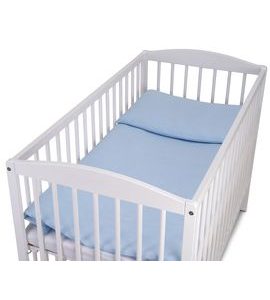 TOMI POVLEČENÍ K2 MUŠELÍN 120X90 SV. MODRÝ - POVLEČENÍ DO POSTÝLKY - SPINKÁNÍ