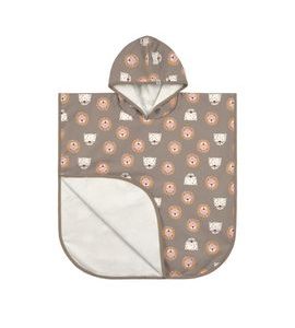 LÄSSIG SPLASH BEACH PONCHO WILD CATS CHOCO - OSUŠKY A DĚTSKÉ ŽUPANY - KOUPÁNÍ A ZDRAVÍ