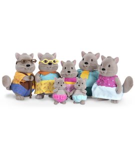 LI'L WOODZEEZ RODINA VEVEREK S PRARODIČI BUSTLEBERRY - ZVÍŘATA - PRO DĚTI