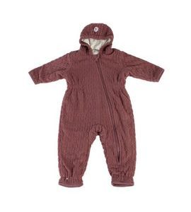 LODGER SKIER EMPIRE FLEECE ROSEWOOD 3-6 MĚSÍCŮ - ZIMNÍ KOMBINÉZY - PRO DĚTI