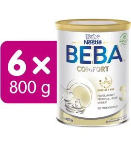 BEBA 6X COMFORT 3, 5HMO (800G) - KOJENECKÁ MLÉKA - KRMENÍ