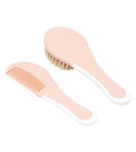 BEBE-JOU HŘEBEN A KARTÁČ BÉBÉ-JOU PALE PINK - HŘEBÍNKY A KARTÁČKY - KOUPÁNÍ A ZDRAVÍ
