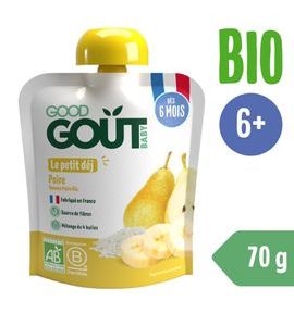 GOOD GOUT BIO HRUŠKOVÁ SNÍDANĚ 70 G - KAPSIČKY - KRMENÍ