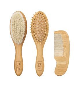 MEYCO SADA BAMBUSOVÝCH HŘEBENŮ - NATURAL - HŘEBÍNKY A KARTÁČKY - KOUPÁNÍ A ZDRAVÍ