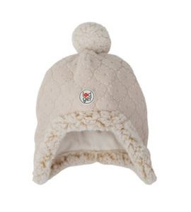 LODGER HATTER FOLKLORE FLEECE BEIGE 1 - 2 ROKY - ČEPIČKY A KLOBOUČKY - PRO DĚTI