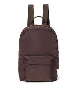 STUDIO NOOS PUFFY MIDI BACKPACK BATŮŽEK S PŘEDNÍ KAPSOU BROWN - BATOHY A TAŠKY - PRO DĚTI