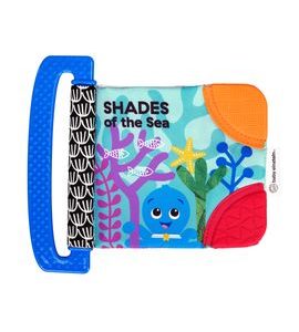 BABY EINSTEIN KNÍŽKA MĚKKÁ S KOUSÁTKY A TEXTURAMI SHADES OF THE SEA™, 0M+ - KNÍŽKY PRO NEJMENŠÍ - PRO DĚTI