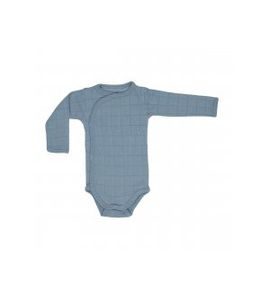 LODGER ROMPER SOLID LONG SLEEVES OCEAN VEL. 74 - BODY - PRO DĚTI