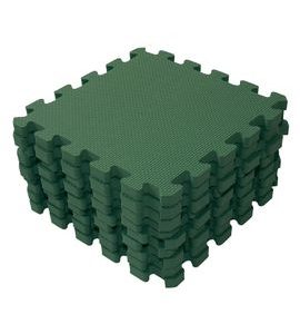 BABYDAN HRACÍ PODLOŽKA PUZZLE DARK GREEN 90X90CM - HRACÍ PODLOŽKY NA ZEM - SPINKÁNÍ