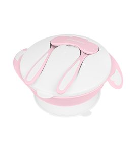 KIKKABOO MISKA 4V1 PINK - MISKY, TALÍŘKY A PODLOŽKY - KRMENÍ