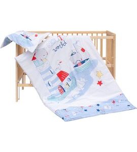 SCARLETT POVLEČENÍ DO POSTÝLKY 2-DÍLNÉ LUMPY 135X100 CM - POVLEČENÍ DO POSTÝLKY - SPINKÁNÍ