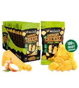 KŘUPAVÝ SÝR DO KAPSY - IRSKÝ CHEDDAR & CIBULE - SLANÉ ZOBÁNÍ - PRO MAMINKY