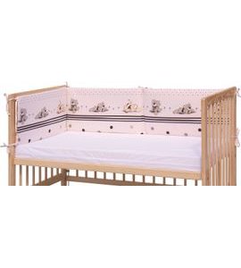 SCARLETT MANTINEL DO POSTÝLKY 4DÍLNÝ SCARLETT PATRIK 180X30CM BÉŽOVÁ - MANTINELY - SPINKÁNÍ