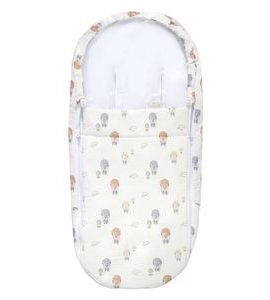 EMITEX NOVOROZENECKÝ FUSAK MUŠELÍN MAGIC SKY - FUSAKY DO AUTOSEDAČKY - AUTOSEDAČKY A PŘÍSLUŠENSTVÍ