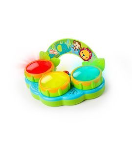 BRIGHT STARTS HRAČKA BUBNY SAFARI BEATS ™ - HUDEBNÍ NÁSTROJE - PRO DĚTI