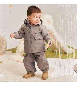 LEOKID PŘECHODOVÉ KALHOTY FOGGY GRAY VEL. 2 - 3 ROKY (VEL. 92) - KALHOTKY A TEPLÁČKY - PRO DĚTI