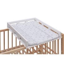 SCARLETT PŘEBALOVACÍ PULT OGY NA POSTÝLKU BÍLÝ S PŘEBALOVACÍ PODLOŽKOU HVĚZDIČKA BÍLÁ - PŘEBALOVACÍ PULTY - PŘEBALOVÁNÍ