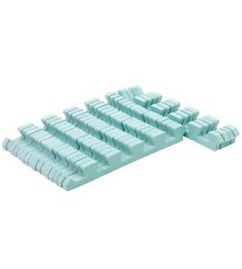 RIALTO BABY SADA OKRAJŮ PRO PĚNOVÉ PUZZLE LIGHT GREEN 120X180CM - HRACÍ PODLOŽKY NA ZEM - SPINKÁNÍ