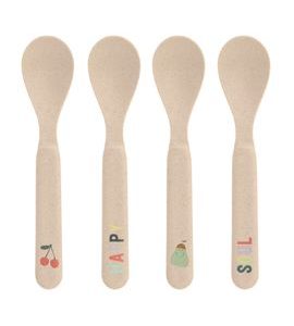 LÄSSIG BABIES SPOON SET PP/CELLULOSE HAPPY FRUITS CHERRY - LŽIČKY A PŘÍBORY - KRMENÍ