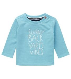 NOPPIES LONGSLEEVE HUAMBO MILKY BLUE - TRIČKA KRÁTKÝ / DLOUHÝ RUKÁV - PRO DĚTI