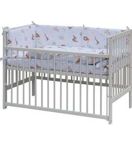 SCARLETT DĚTSKÁ POSTÝLKA S KOMPLETNÍ VÝBAVOU SCARLETT 120 X 60 CM - GONA - DŘEVĚNÉ POSTÝLKY - SPINKÁNÍ