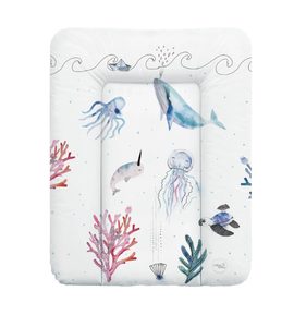 CEBA PODLOŽKA PŘEBALOVACÍ NA KOMODU 70X50 CM WATERCOLOR WORLD OCEAN - PŘEBALOVACÍ PODLOŽKY - PŘEBALOVÁNÍ