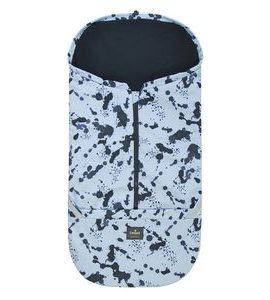 EMITEX FUSAK 2V1 COCOON SOFTSHELL BLUE SPLASH - FUSAKY DO KOČÁRKU - KOČÁRKY A PŘÍSLUŠENSTVÍ