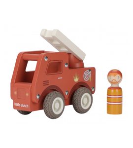 LITTLE DUTCH HASIČSKÉ AUTO DŘEVĚNÉ - LITTLE DUTCH - PRO DĚTI