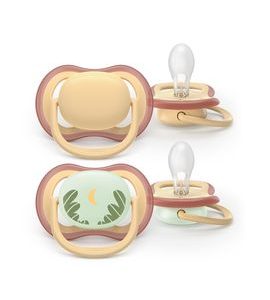 PHILIPS AVENT ŠIDÍTKO ULTRA AIR DENNÍ A NOČNÍ NEUTRAL/OBRÁZEK 0-6M, 2KS - ŠIDÍTKA A DOPLŇKY - KRMENÍ
