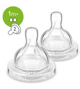 PHILIPS AVENT DUDLÍK ANTI-COLIC/CLASSIC+ 2 POMALÝ PRŮTOK 2KS - SAVIČKY A PÍTKA - KRMENÍ