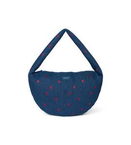 STUDIO NOOS DENIM CROSS BODY BAG | DARK BLUE RED HEARTS - DOPLŇKY - PRO MAMINKY