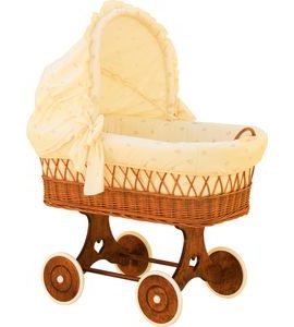 SCARLETT PROUTĚNÝ KOŠÍK NA MIMINKO S BOUDIČKOU SCARLETT MÉĎA BÉŽOVÁ - KOŠÍKY A KOLÉBKY - SPINKÁNÍ