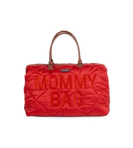 CHILDHOME PŘEBALOVACÍ TAŠKA MOMMY BAG PUFFERED RED - PŘEBALOVACÍ TAŠKY - KOČÁRKY A PŘÍSLUŠENSTVÍ