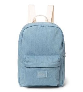 STUDIO NOOS DENIM MIDI BATŮŽEK S PŘEDNÍ KAPSOU BLUE - BATOHY A TAŠKY - PRO DĚTI