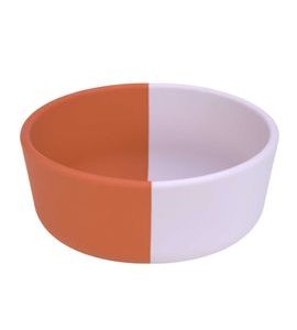 LÄSSIG BOWL SILICONE HAPPY RASCALS HEART LAVENDER - MISKY, TALÍŘKY A PODLOŽKY - KRMENÍ